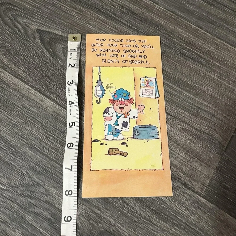 Vintage 70s Cheerful Chuckles Box Of 16 New Assorted Cards Humor W/Envelopes USA